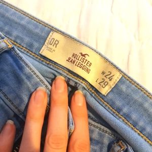 Light wash soft leggings